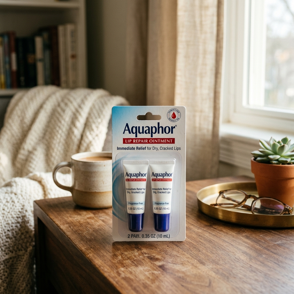Aquaphor Lip Repair Ointment ”” Moisturizing Lip Balm, Pack of 2
