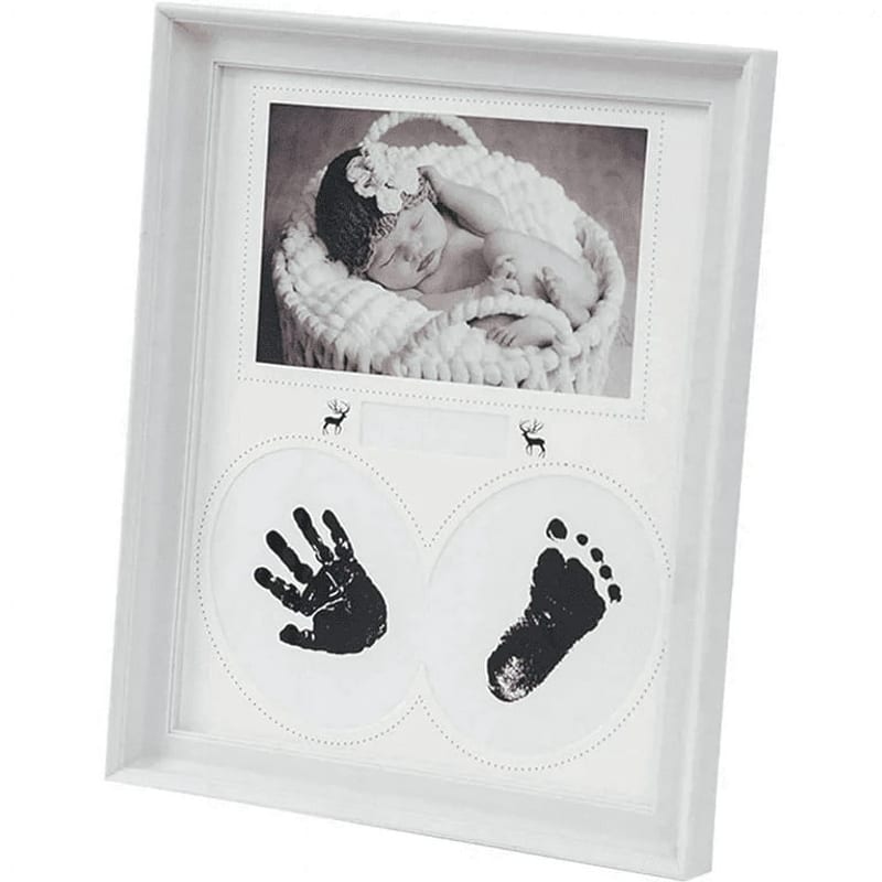 Baby Handprint & Footprint Keepsake Frame Kit