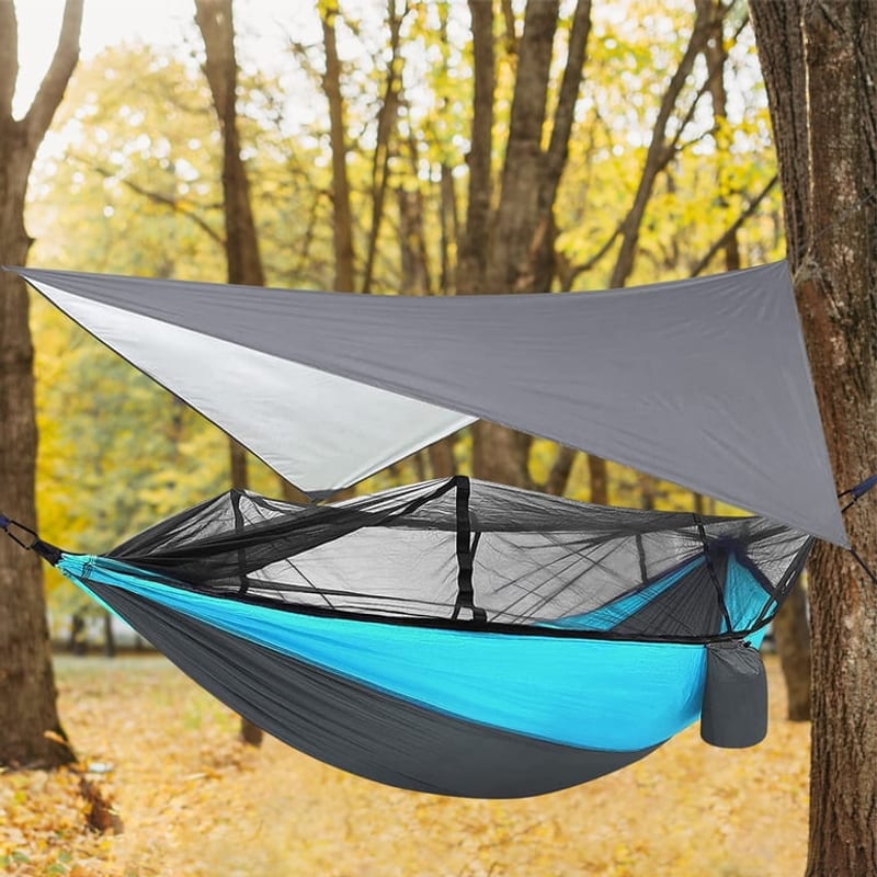 Double Camping Hammock with Mosquito Net