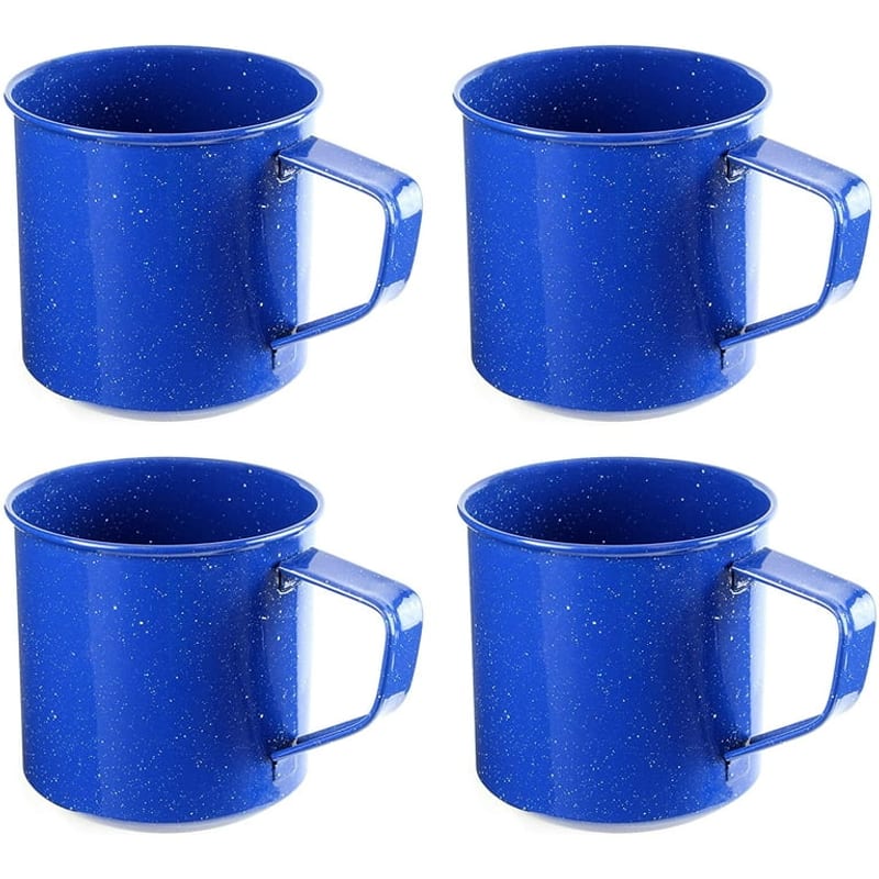 Enamel Camping Mug Set (4-Pack)