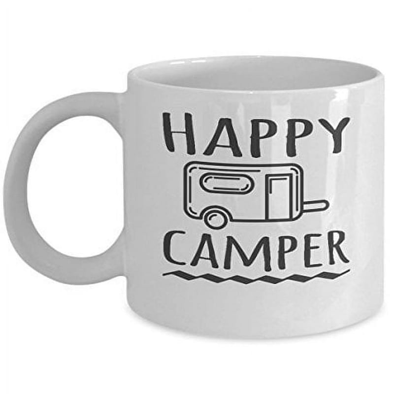 Happy Camper Funny Camping Mug