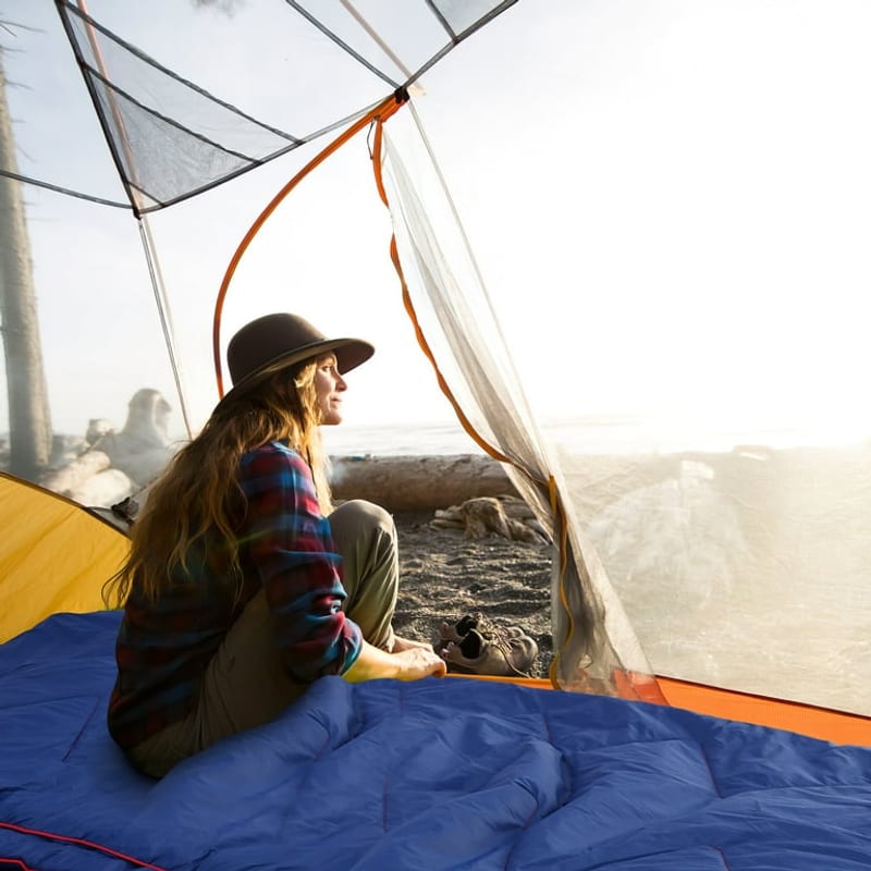 Puffy Water-Resistant Camping Blanket
