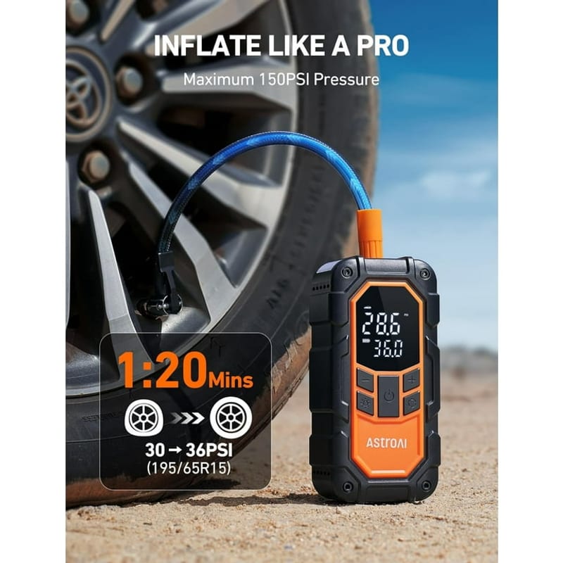 AstroAI Jump Starter with Air Compressor