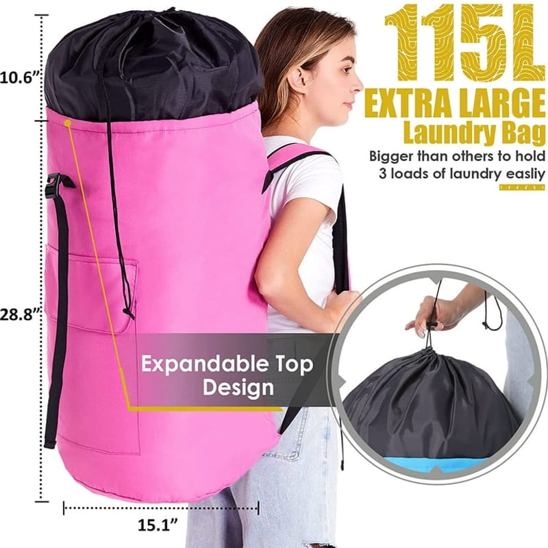 Extra-Large Laundry Backpack Bag