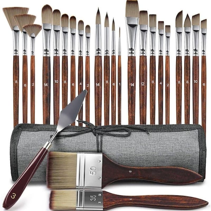Professional Artist Paint Brush Set