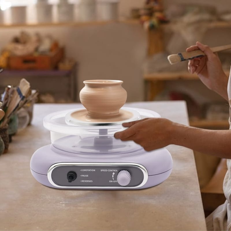 Mini Electric Pottery Wheel for Beginners