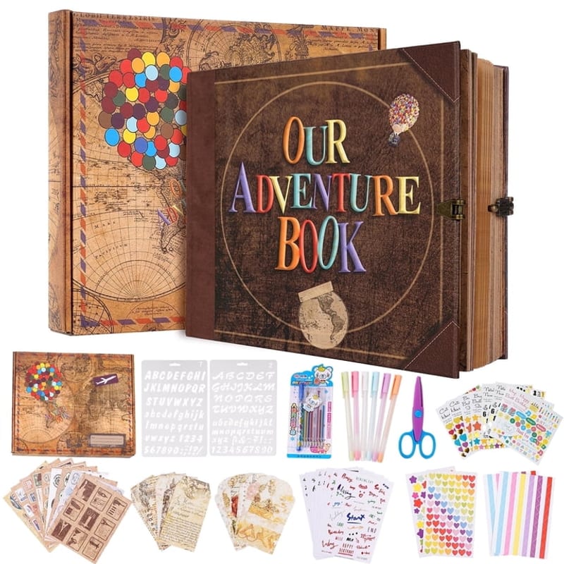 Scrapbooking Supplies Kit with Album