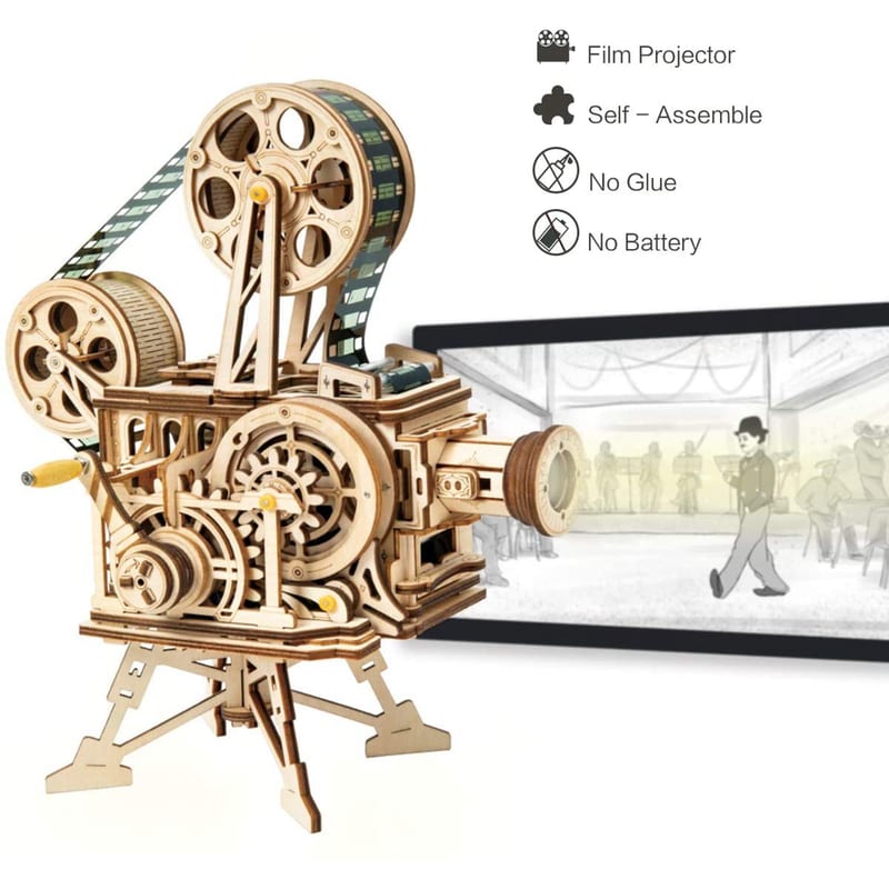 ROKR 3D Wooden Puzzle Mechanical Model Kit