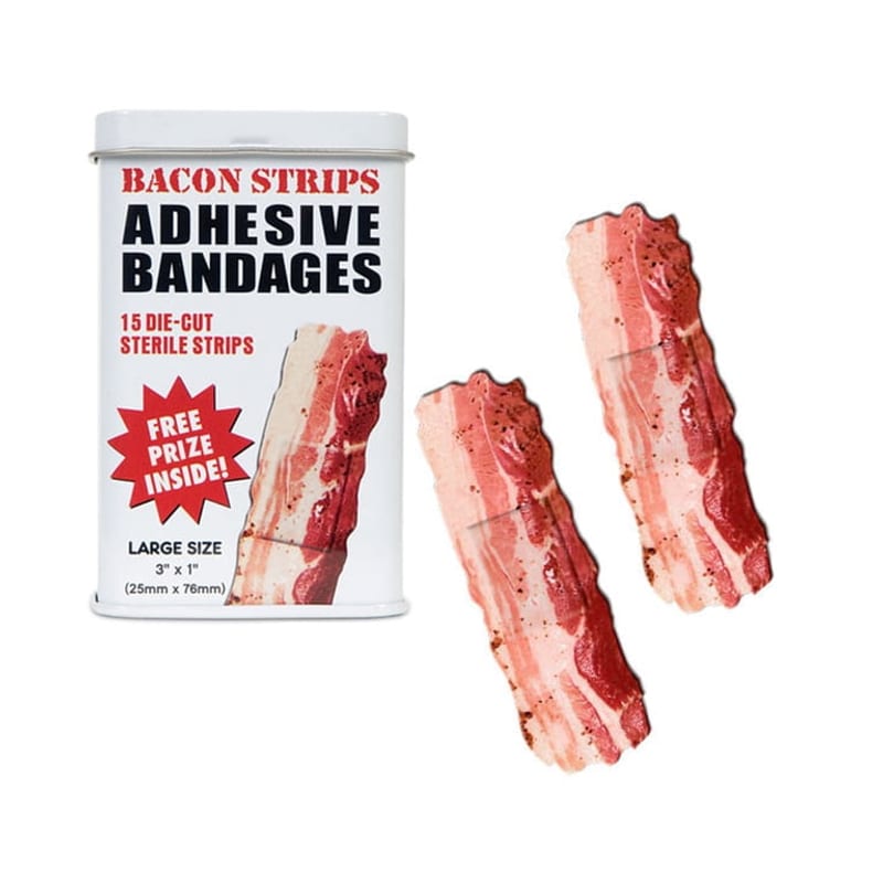 Bacon Strips Adhesive Bandages