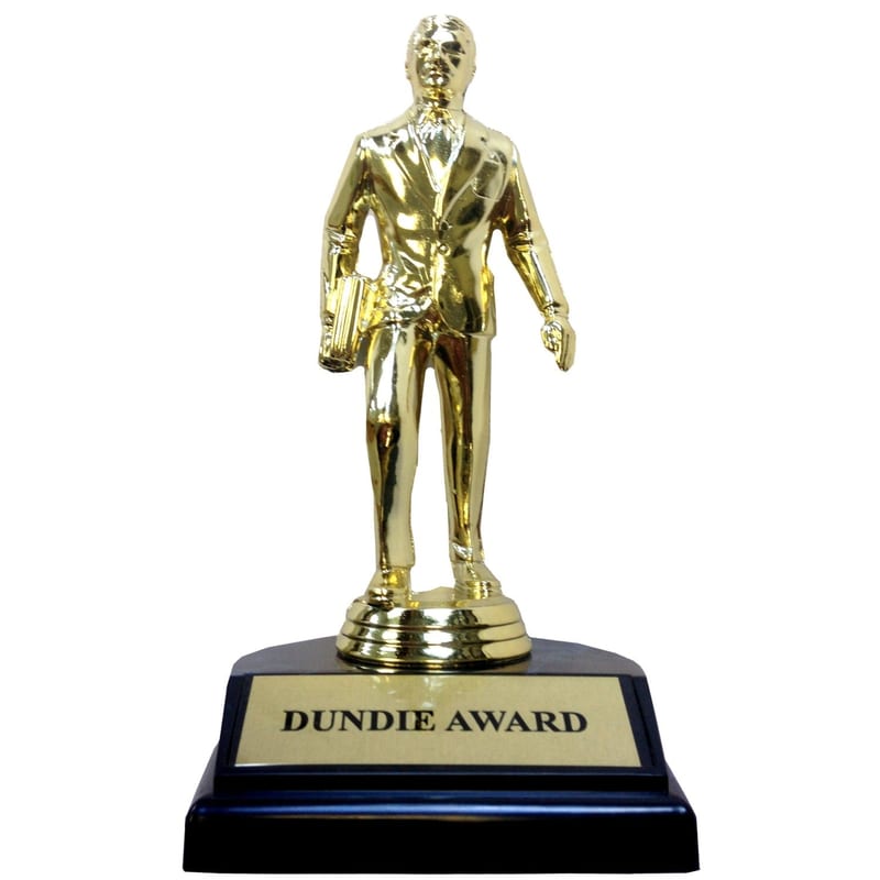The Office Dundie Award Trophy