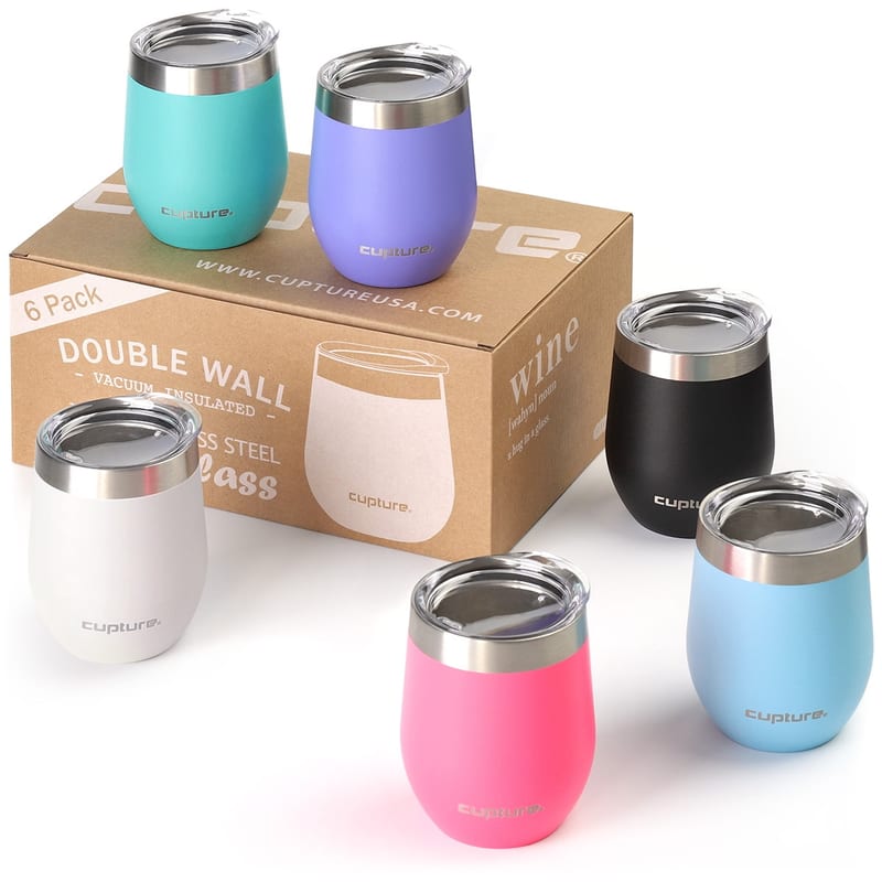 Insulated Wine Tumblers (Set of 6)