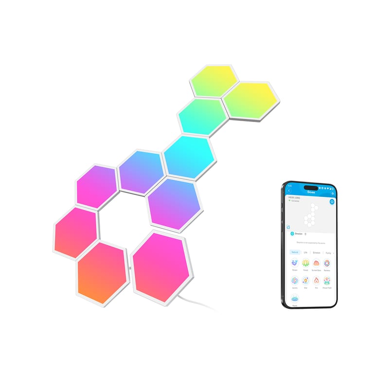 Govee Glide Hexa Pro RGB LED Wall Lights
