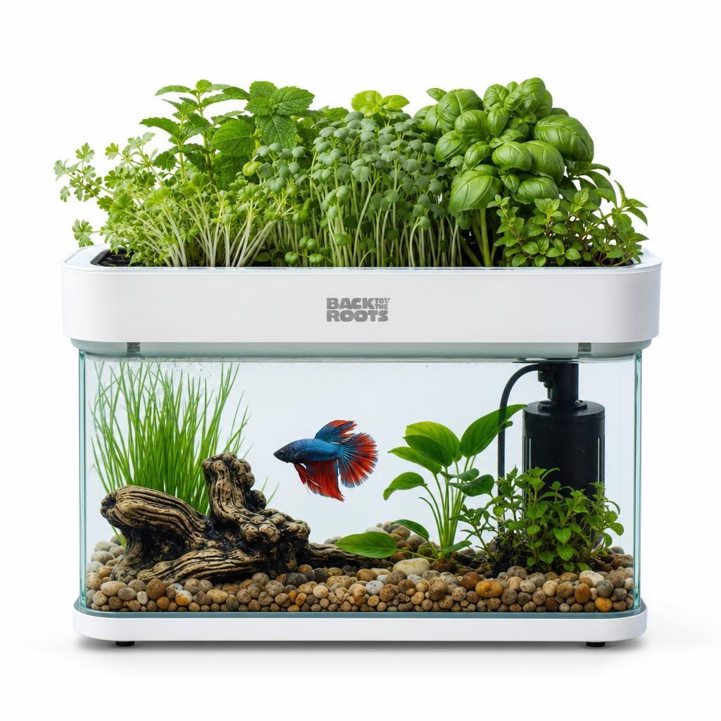 Back to the Roots Water Garden Self-Cleaning Fish Tank