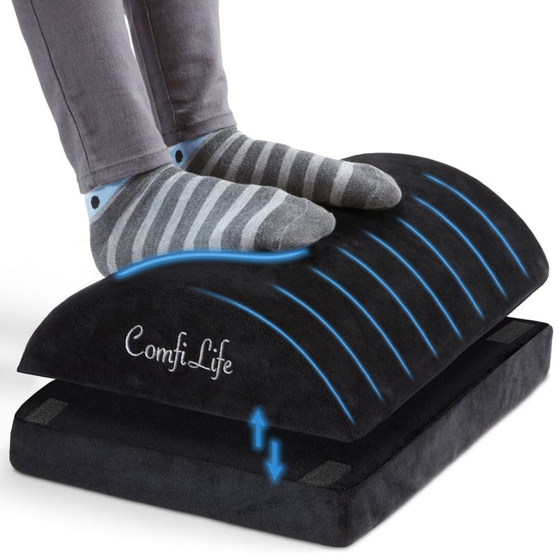 ComfiLife Under-Desk Memory Foam Foot Rest
