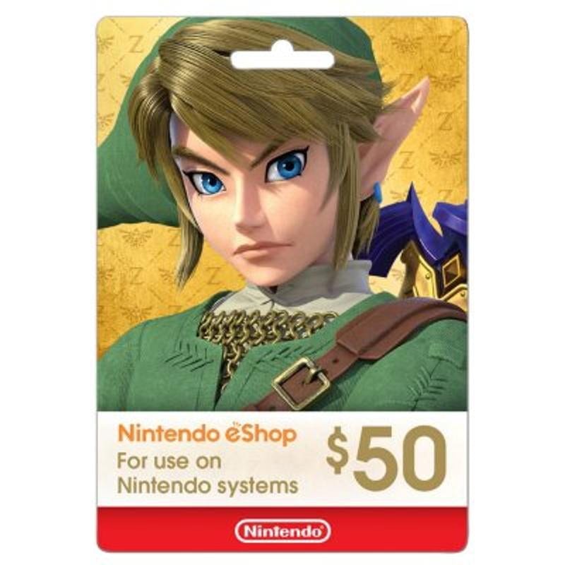 Nintendo eShop $50 Gift Card (Digital Code)