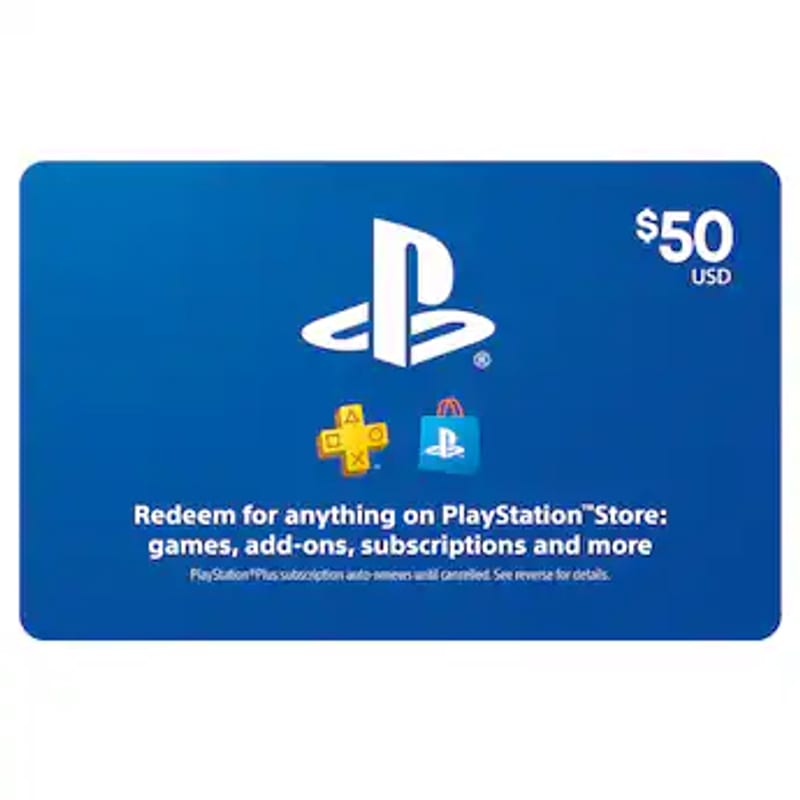 PlayStation Store $50 Gift Card (Digital Code)