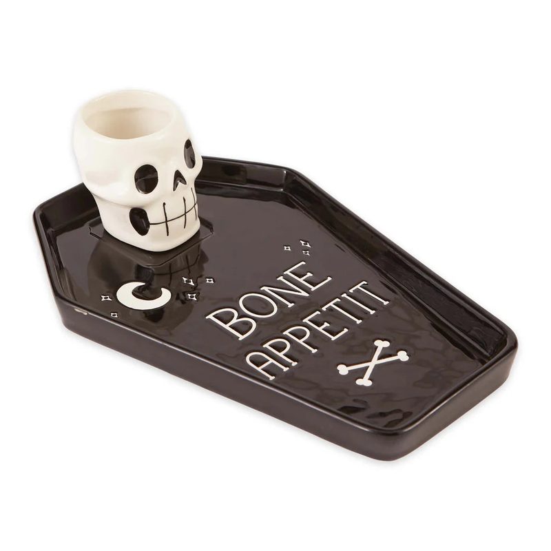 Skeleton Coffin Charcuterie Board