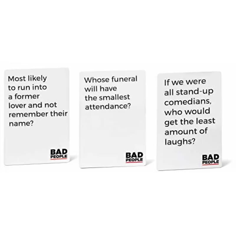 BAD PEOPLE Party Game with After Dark Expansion