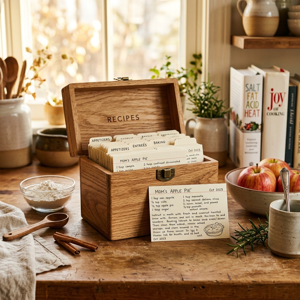 Recipe Card Box Set