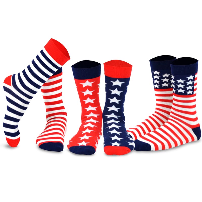 American Flag Crew Socks (3-Pair)
