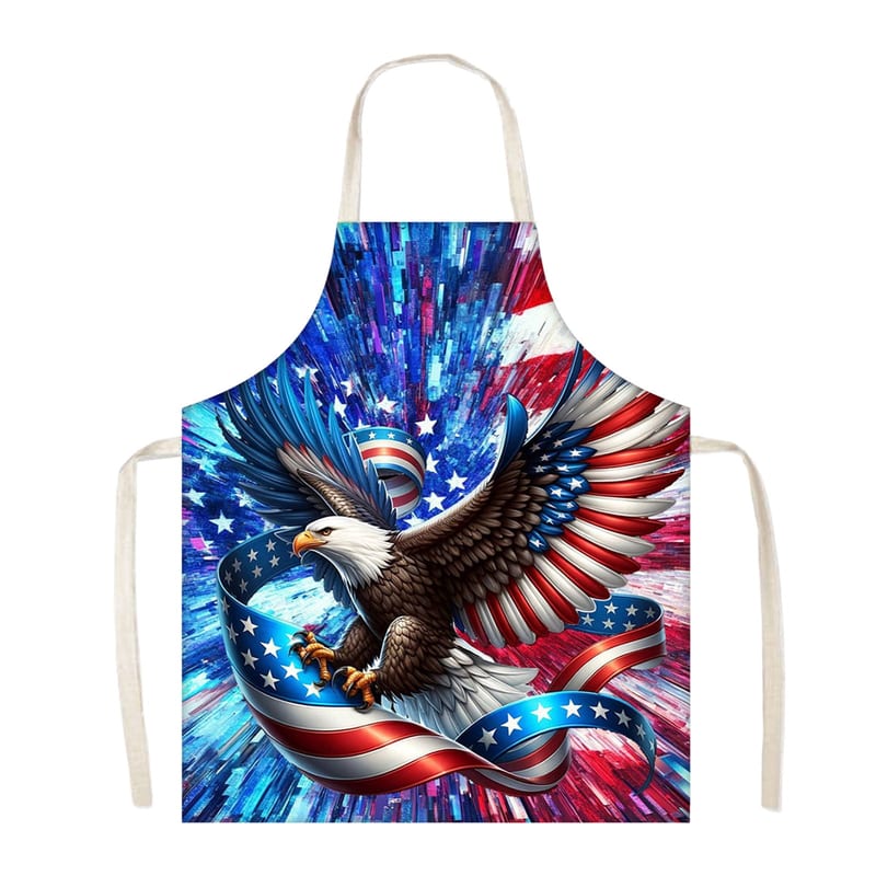 Patriotic Eagle BBQ Apron
