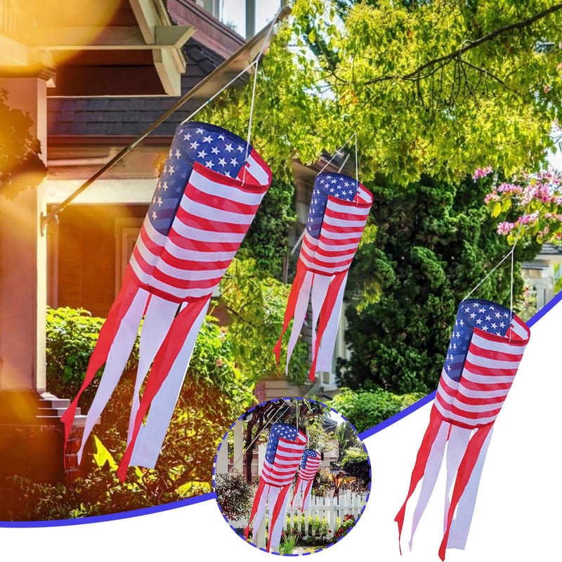 American Flag Windsock
