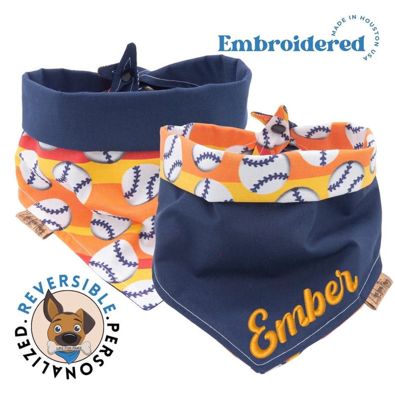 Agroon Reversible Personalized Pet Bandana