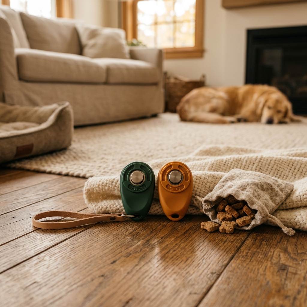 Dog Training Clicker Set