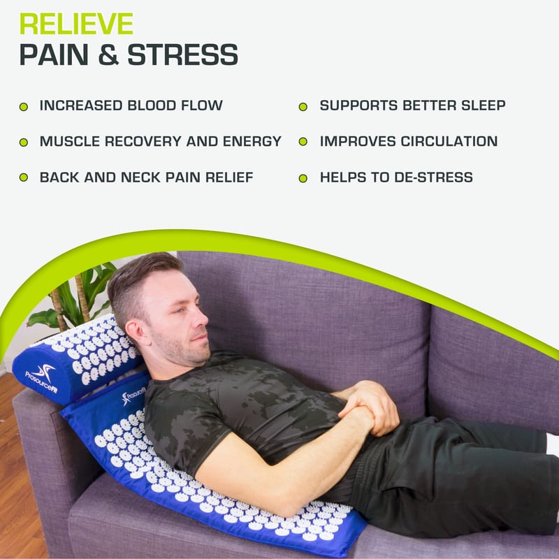 ProsourceFit Acupressure Mat and Pillow Set