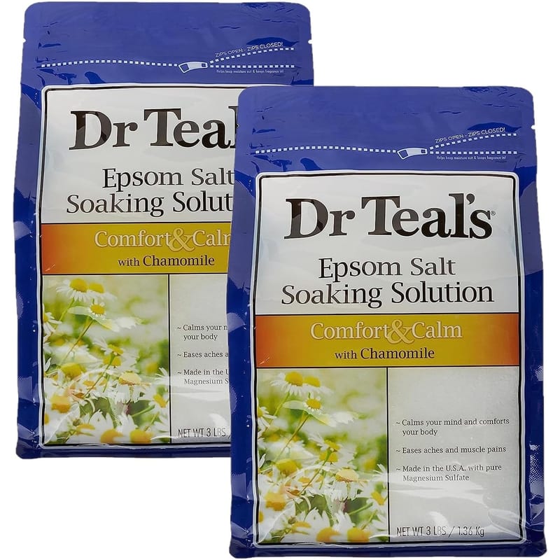 Dr Teal's Epsom Salt Soaking Solution, Comfort & Calm (2-Pack)
