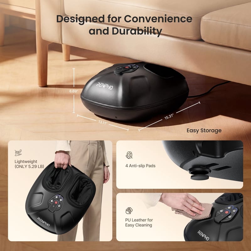 RENPHO Shiatsu Foot Massager with Heat