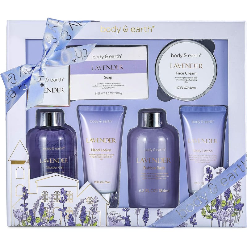 Body & Earth Lavender Spa Gift Set