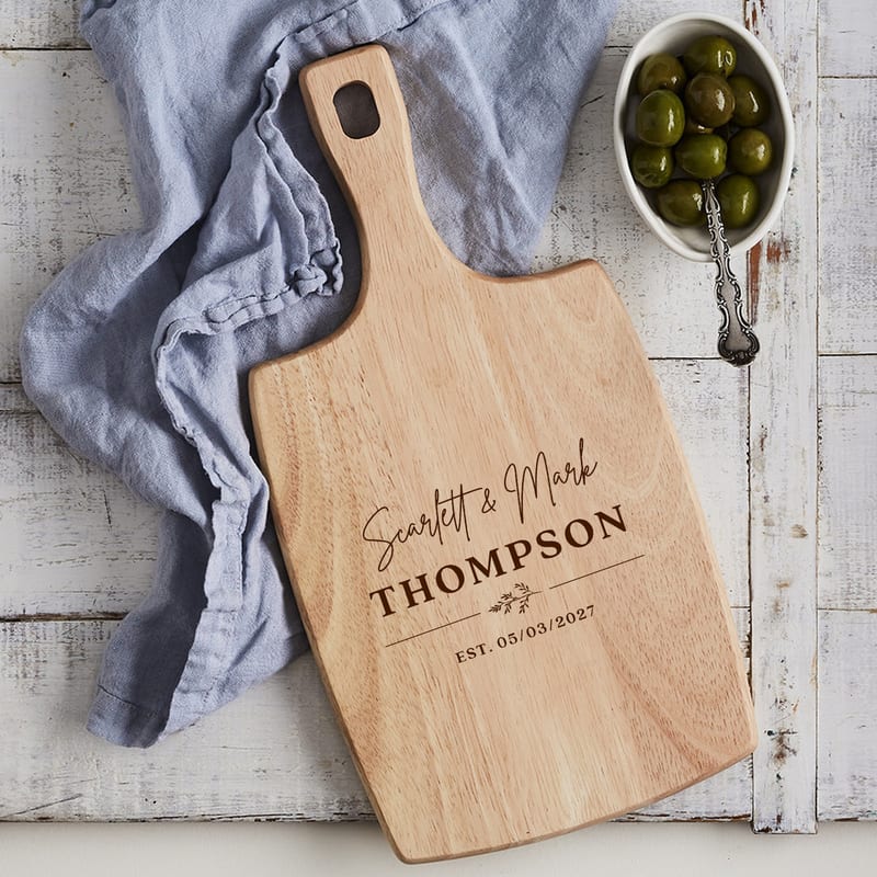 Personalized Engraved Wood Cutting Board