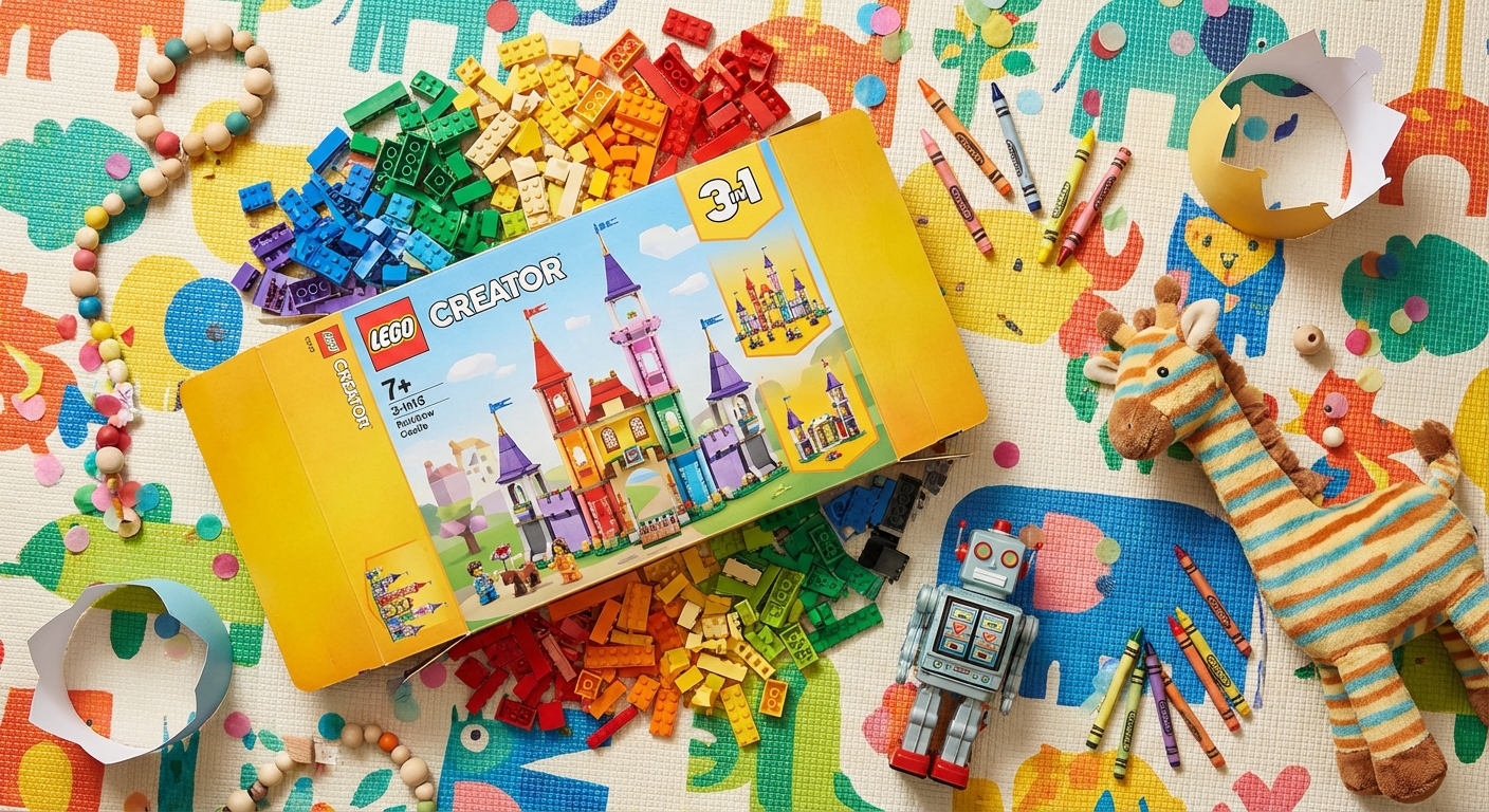 Gifts for kids — LEGO, building blocks, and toys